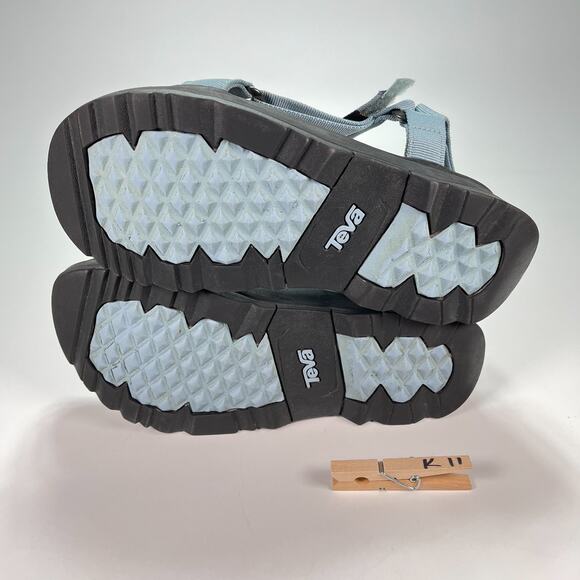 Teva Jadito Universal Sandals Light Blue Gray Platform 1117070 Women's Size 8 - Picture 9 of 9